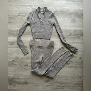 Love tree matching sets relax comfy neutral relaxed Sz S